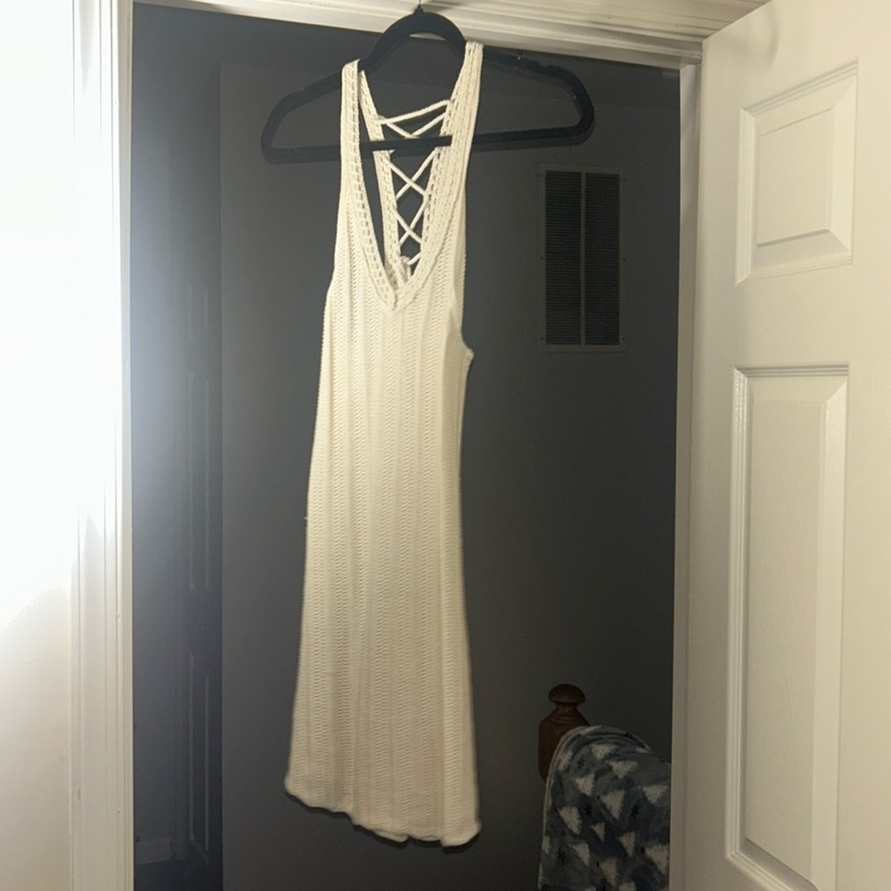 American Eagle Knit Cream Dress - XS - LIKE NEW!